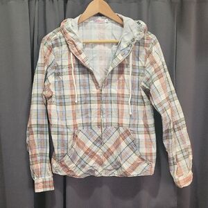 Women's Roxy Quick Silver Shirt Jacket With Hoodie